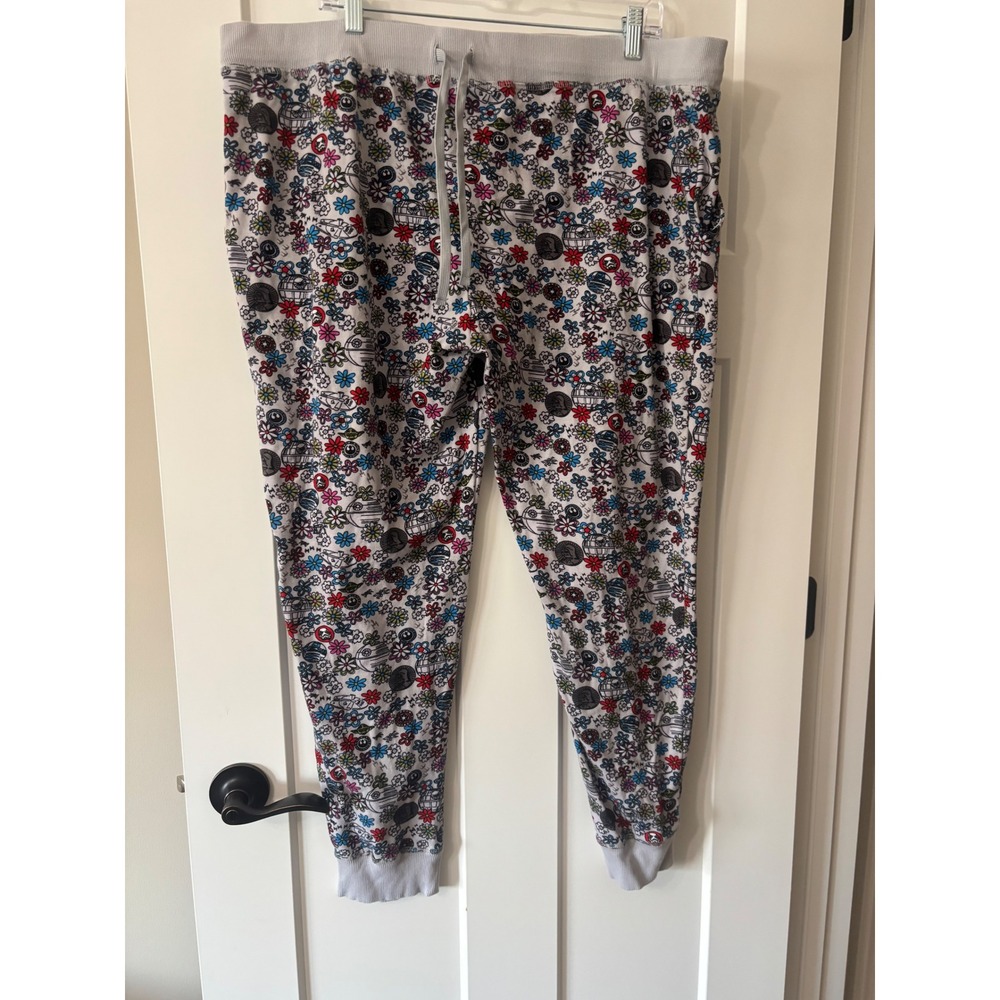 Vera Bradley Star Wars Floral Pajama Jogger Pants Darth Vader Death Star 2XL